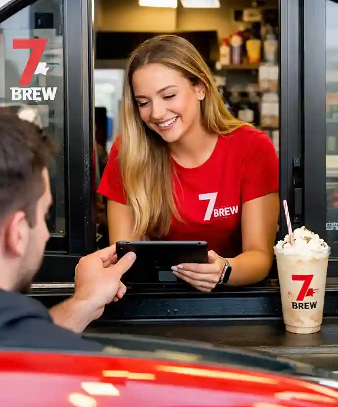 join 7 brew rewards program at outlet