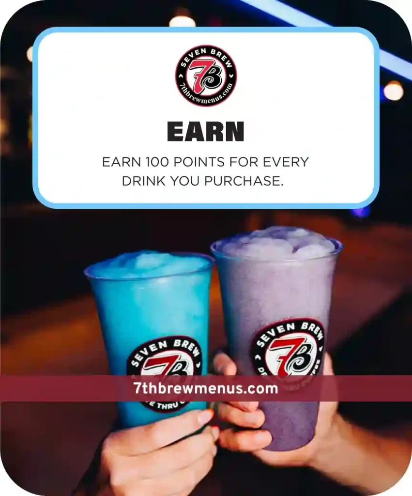 earn from 7 brew rewards program for every drink